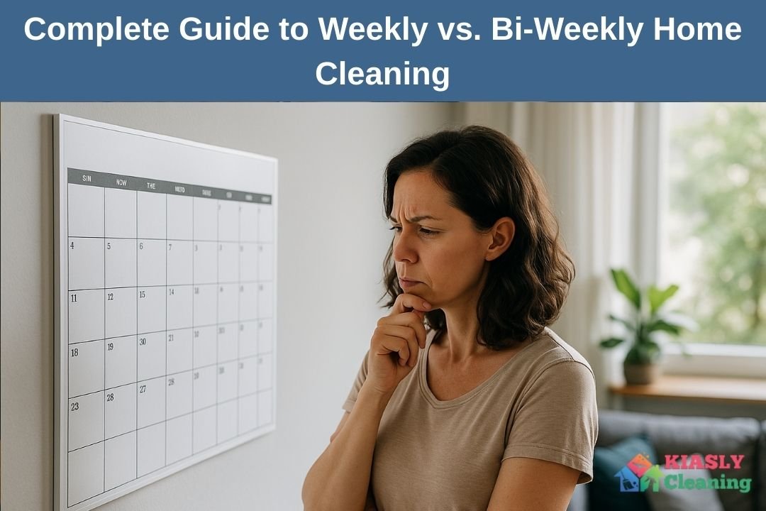 Complete Guide to Weekly vs. Bi-Weekly Home Cleaning