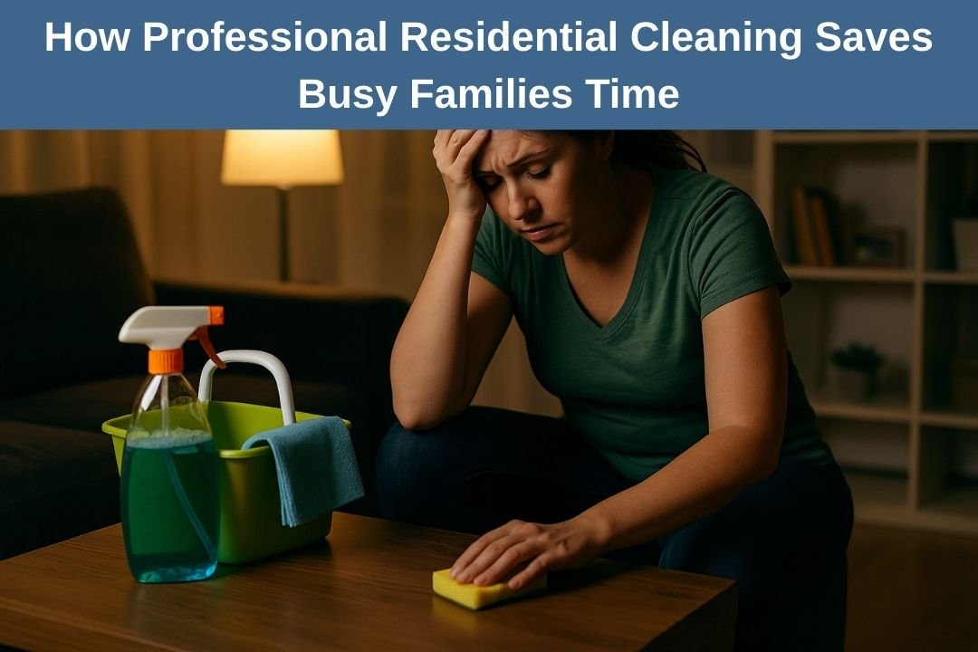 How Professional Residential Cleaning Saves Busy Families Time